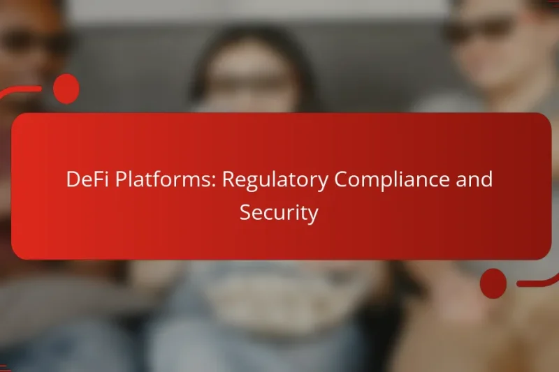 DeFi Platforms: Regulatory Compliance and Security