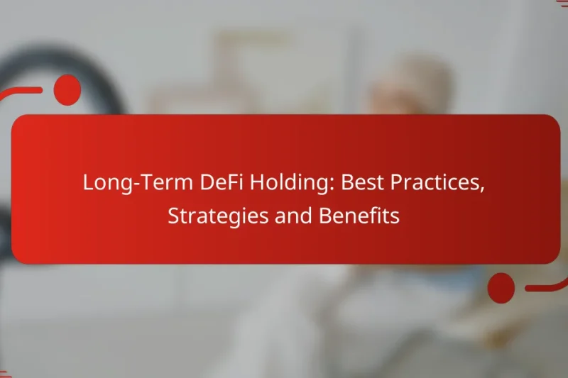 Long-Term DeFi Holding: Best Practices, Strategies and Benefits