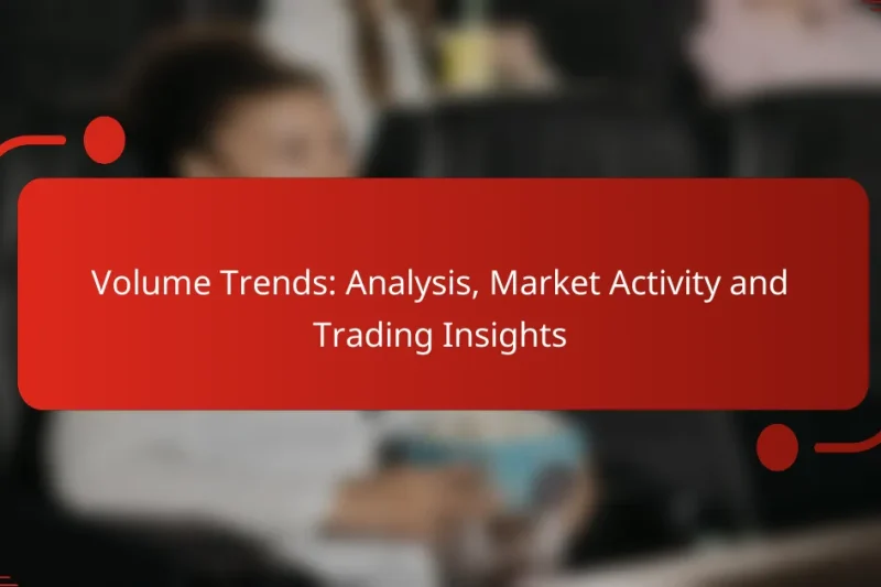Volume Trends: Analysis, Market Activity and Trading Insights