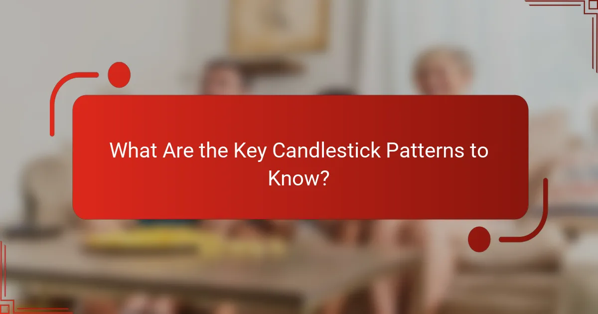 What Are the Key Candlestick Patterns to Know?